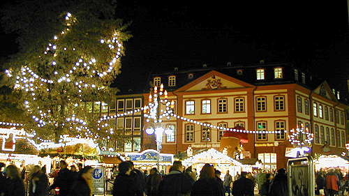 Auf dem Weihnachtsmarkt